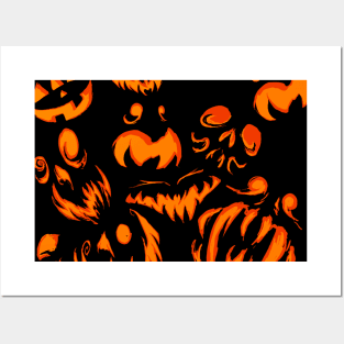 Jack O' Lanterns Posters and Art